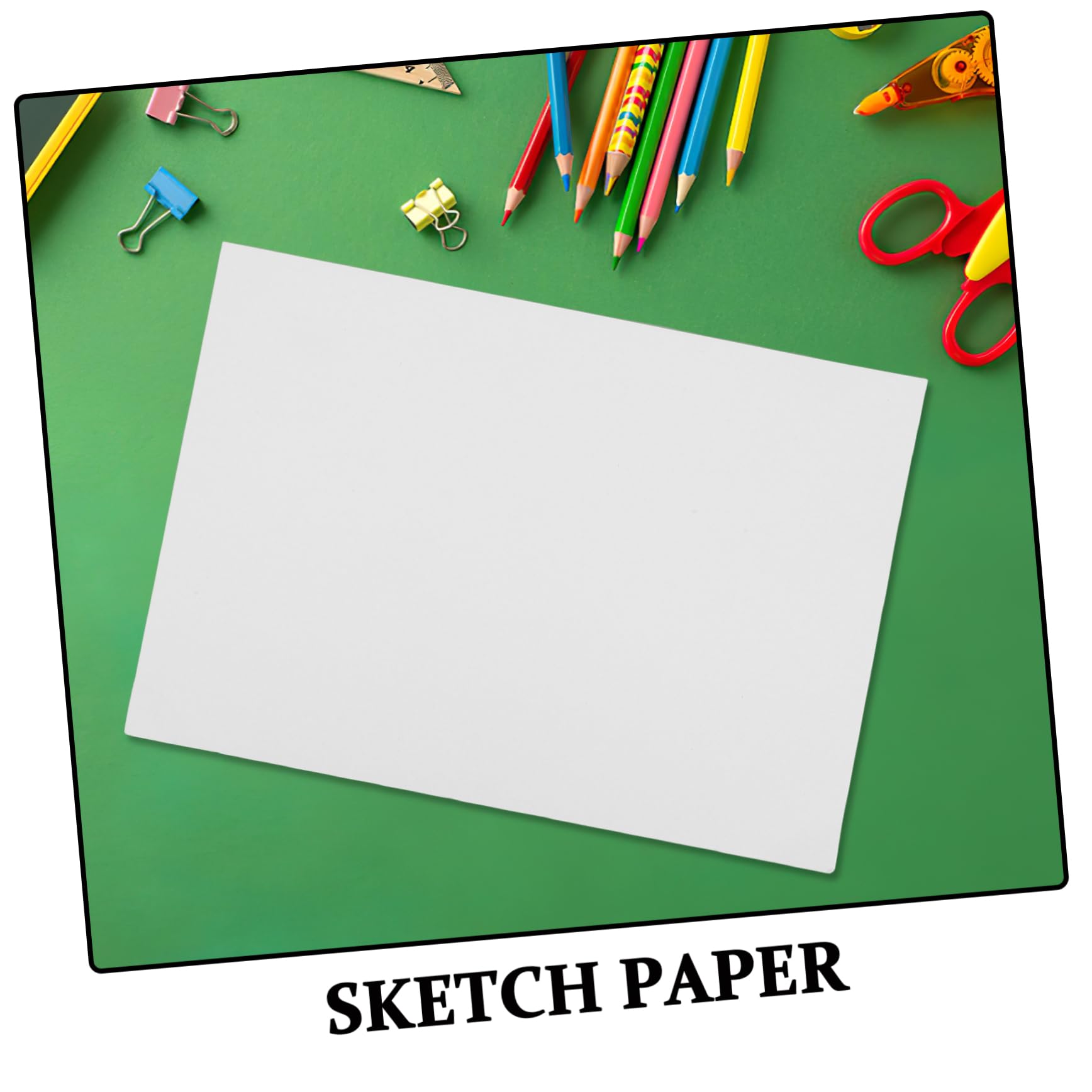Papel de Dibujo para Niños y Estudiantes 100 Hojas Blanco A4 | Textura Lisa, para Proyectos de Arte y Pintura, Buen Color y Amplio Espacio para Practicar