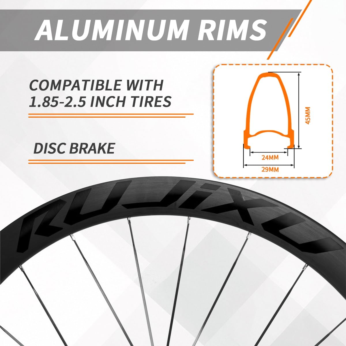 700C/29" Set Di Ruote For bici Freno A Disco Cerchio 9 * 100mm/10 * 135mm Center Lock QR MS Ruota For Bicicletta A 12 V