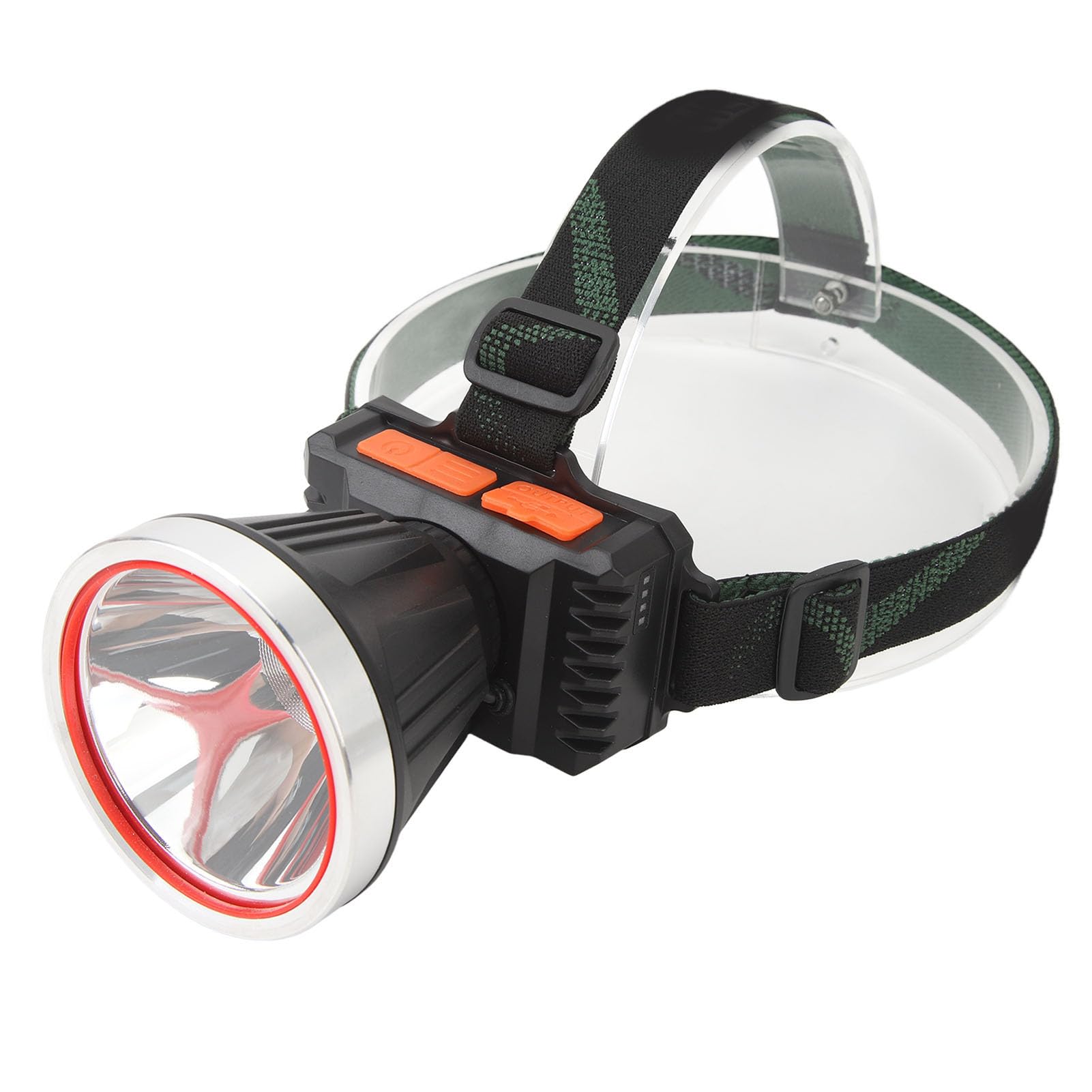 LED Rechargeable Headlamp, Headlamp Induction Function with 3 Modes, LED Head Lamp Built in 2400mAh Battery, for Outdoor Fishing Camping (Induction White Light Data Cable Headband)-image-20