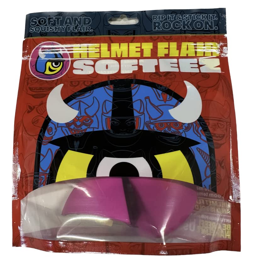 Helmet Flair Softeez Cat Ears for Helmet | Made in USA | Foam Kitty Ear Helmet Accessory for Bike Helmet, Ski Helmet & Airsoft Helmet | Peel & Stick | Pair (Helmet Not Included)
