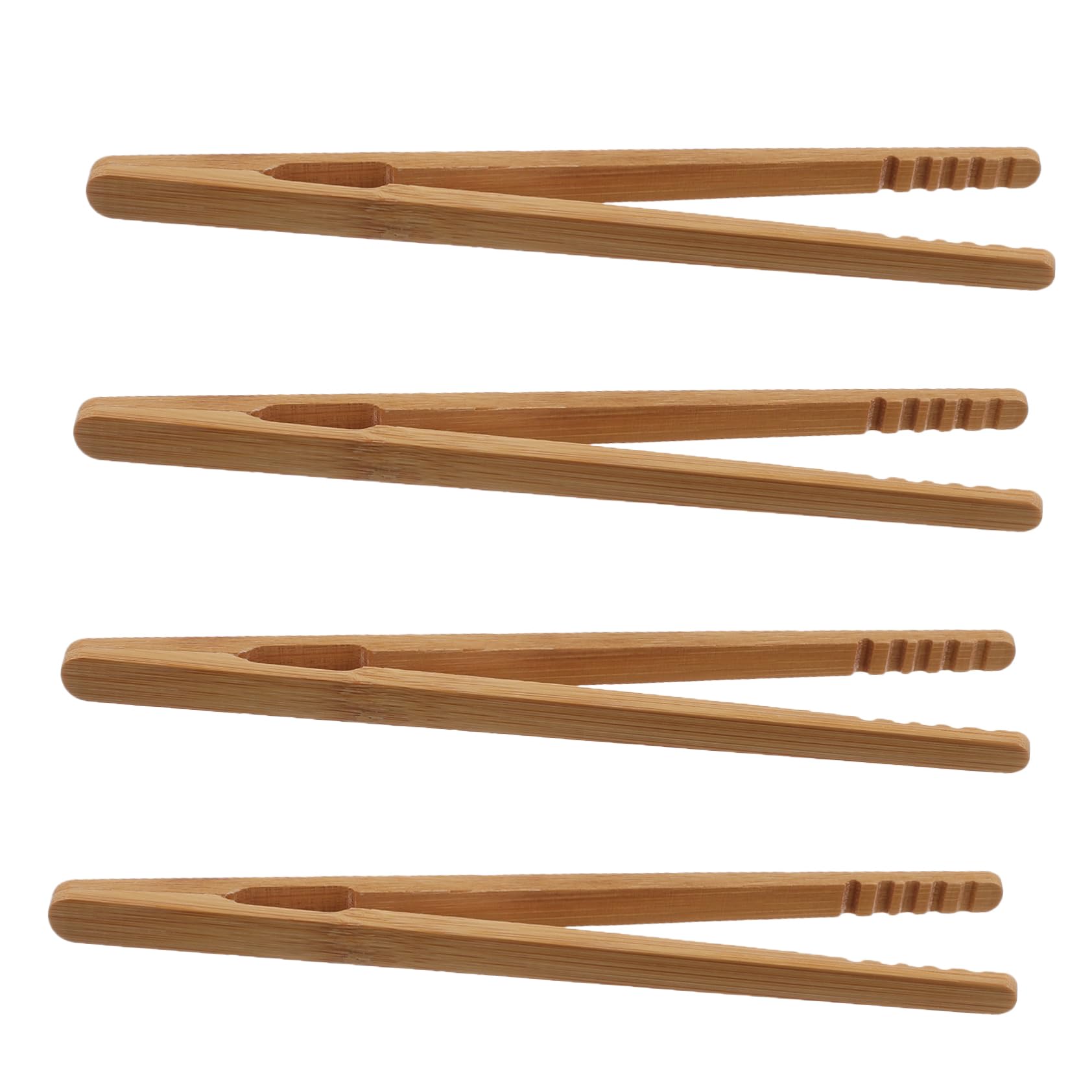 ABOOFAN 4PCS Serving Tongs Food Locking Tongs for Grilling and Tea Serving Compact Design for and Portable Use for Outdoor Activities