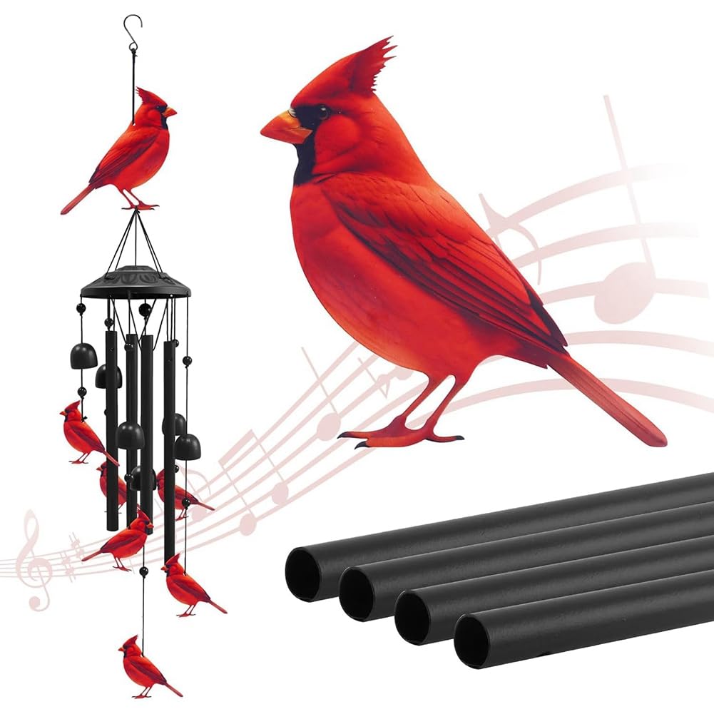 CTRLZS Wind Chimes for Outside, Black Metal Windchimes Outdoors, Gifts for Women/Men, Garden/Yard Decor and So On
