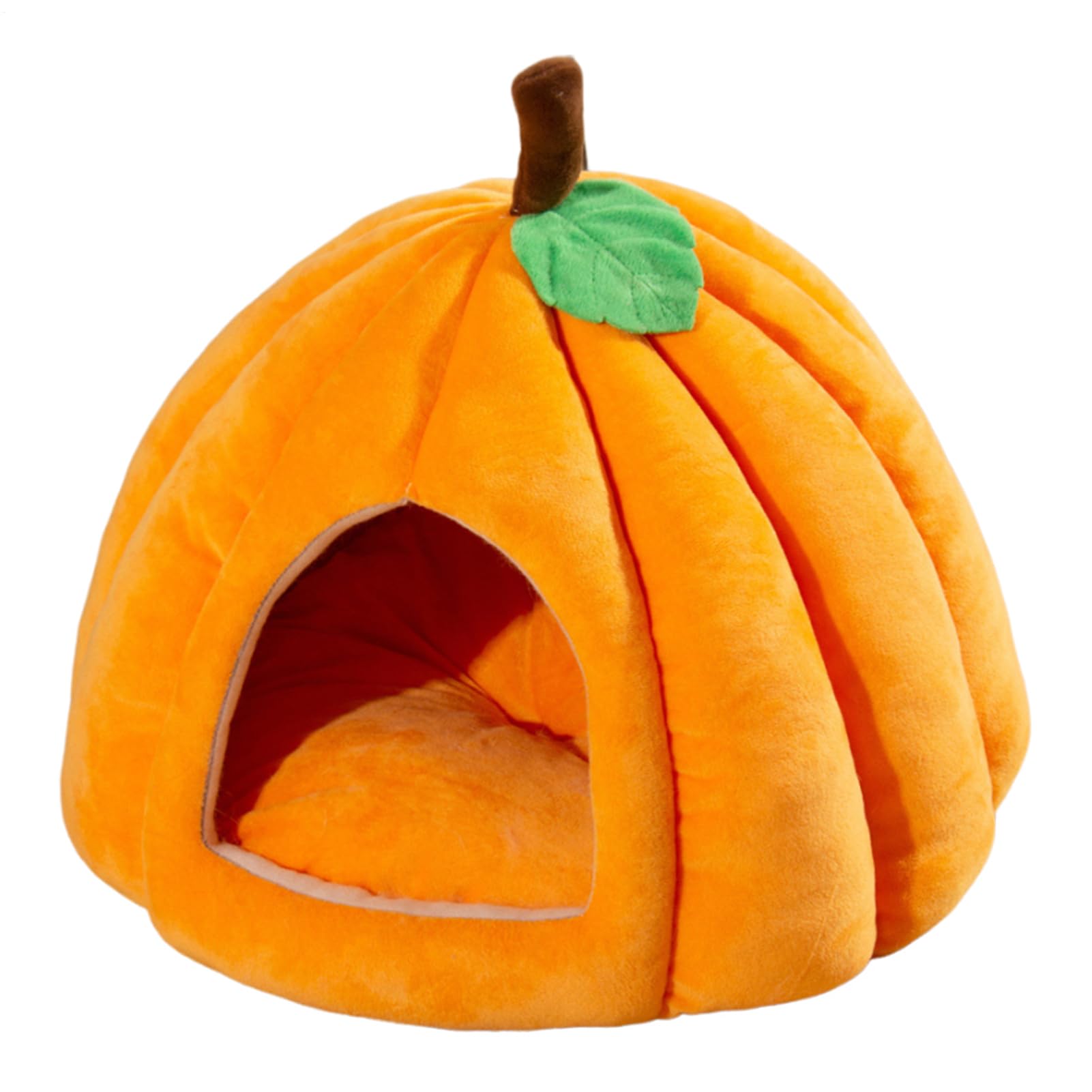 Maison pour chat d'Halloween et lit douple en forme de tente grotte pour chatons