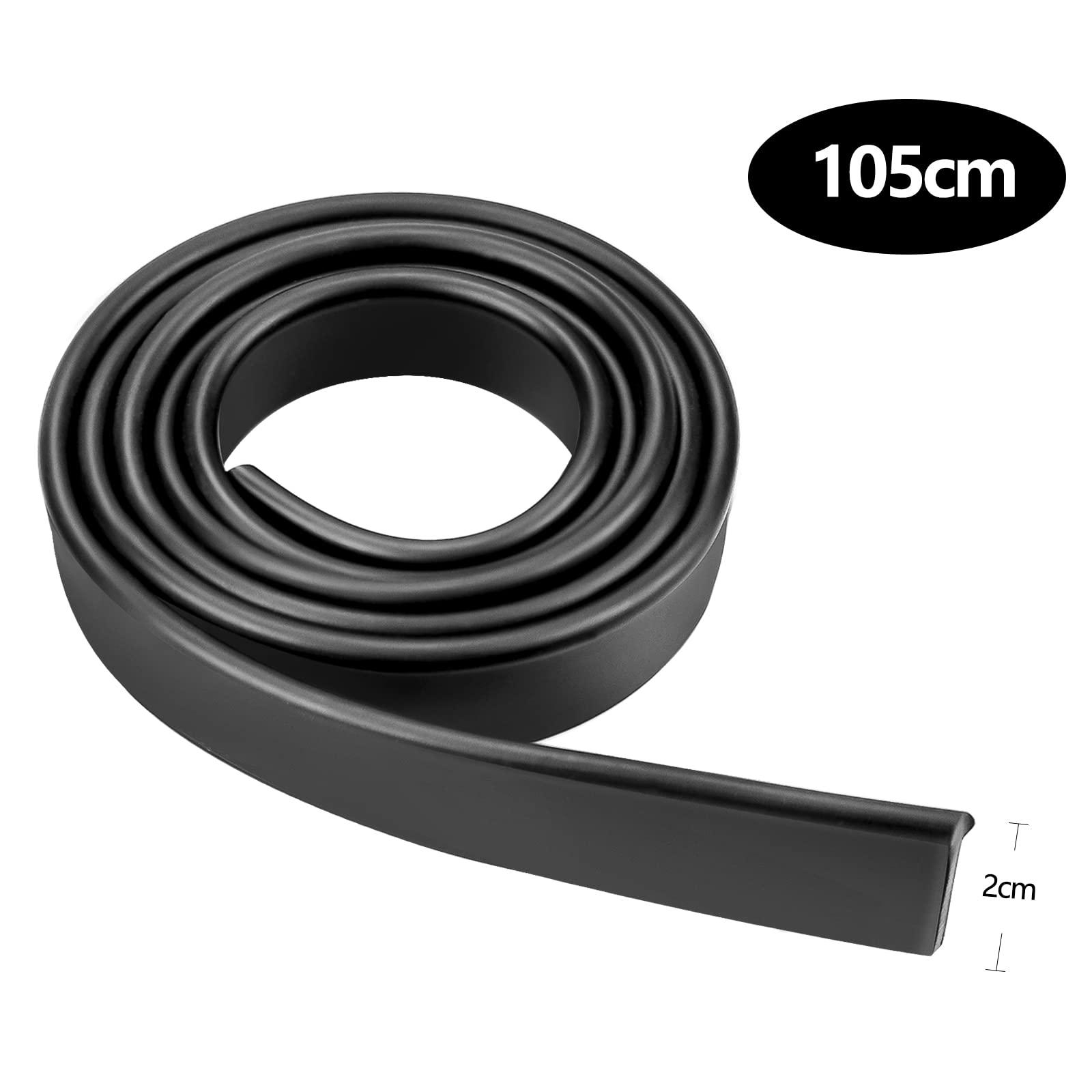 Gomma Seccatoio di Ricambio, 105cm Tergipavimento di Ricambio Tergicristalli di Ricambio in Silicone per Tergipavimento Sostituzione del Tergicristallo di Pulizia del Vetro del Bagno
