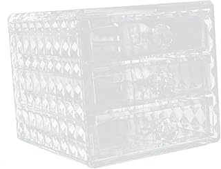 FOMIYES Caja de joyería tipo cajón Caja de al...