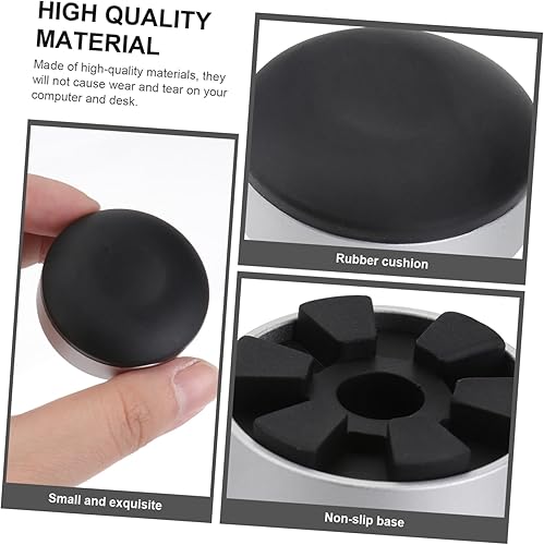 Miniatura 5 de STOBOK 2 juegos debajo del soporte del ordenador portátil de la tableta de escritorio soporte para el regazo de metal del ordenador elevador de la