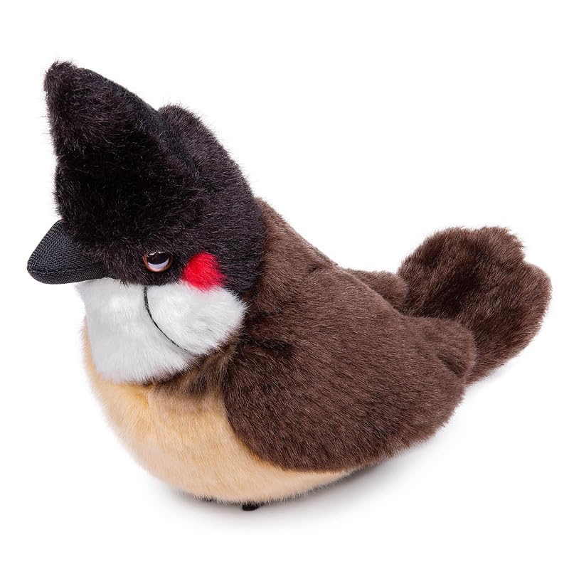 PuffPurrs Simulation White Pigeon Stuffed Animal Toy - 10 inch Rock Pigeon Toys, Cute Pigeon as Gift for Kids — image 1