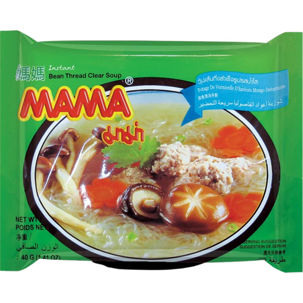 Mama Vermicelles d'Haricot Mungo Bouillon 40 g - Lot de 45