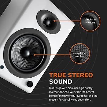 Amazon.com: Audioengine A5 White Wireless Bookshelf