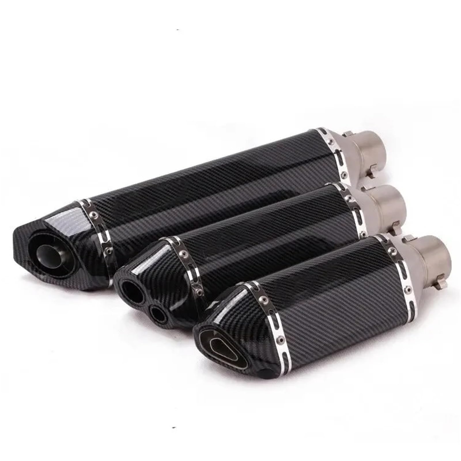 Tubo di scarico moto Silenziatore di scarico moto Escape Moto Tube da 51 mm(Type F)