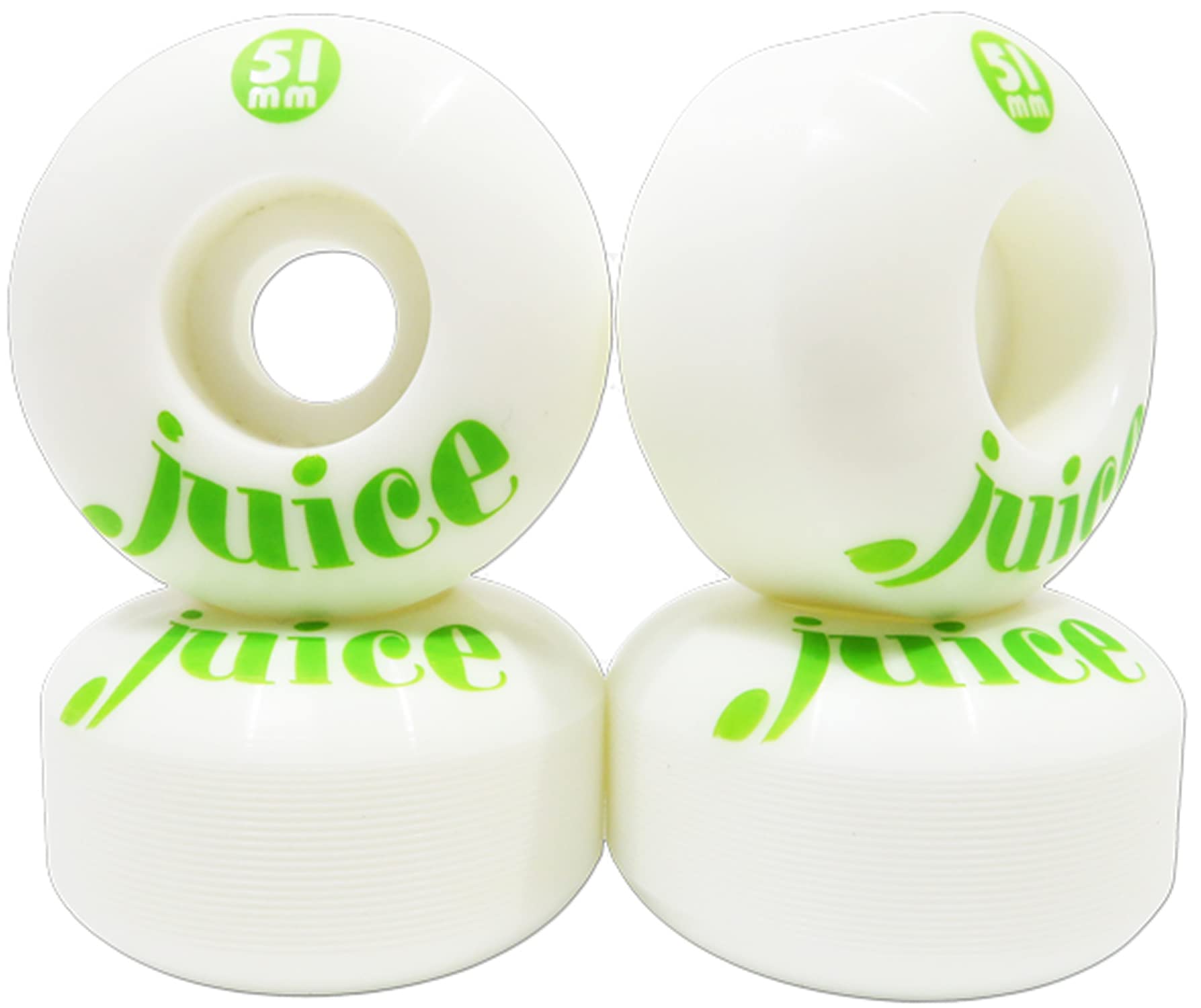 Amazon | Silver Fox ハードウィール Juice WHEEL 51mm ホワイト