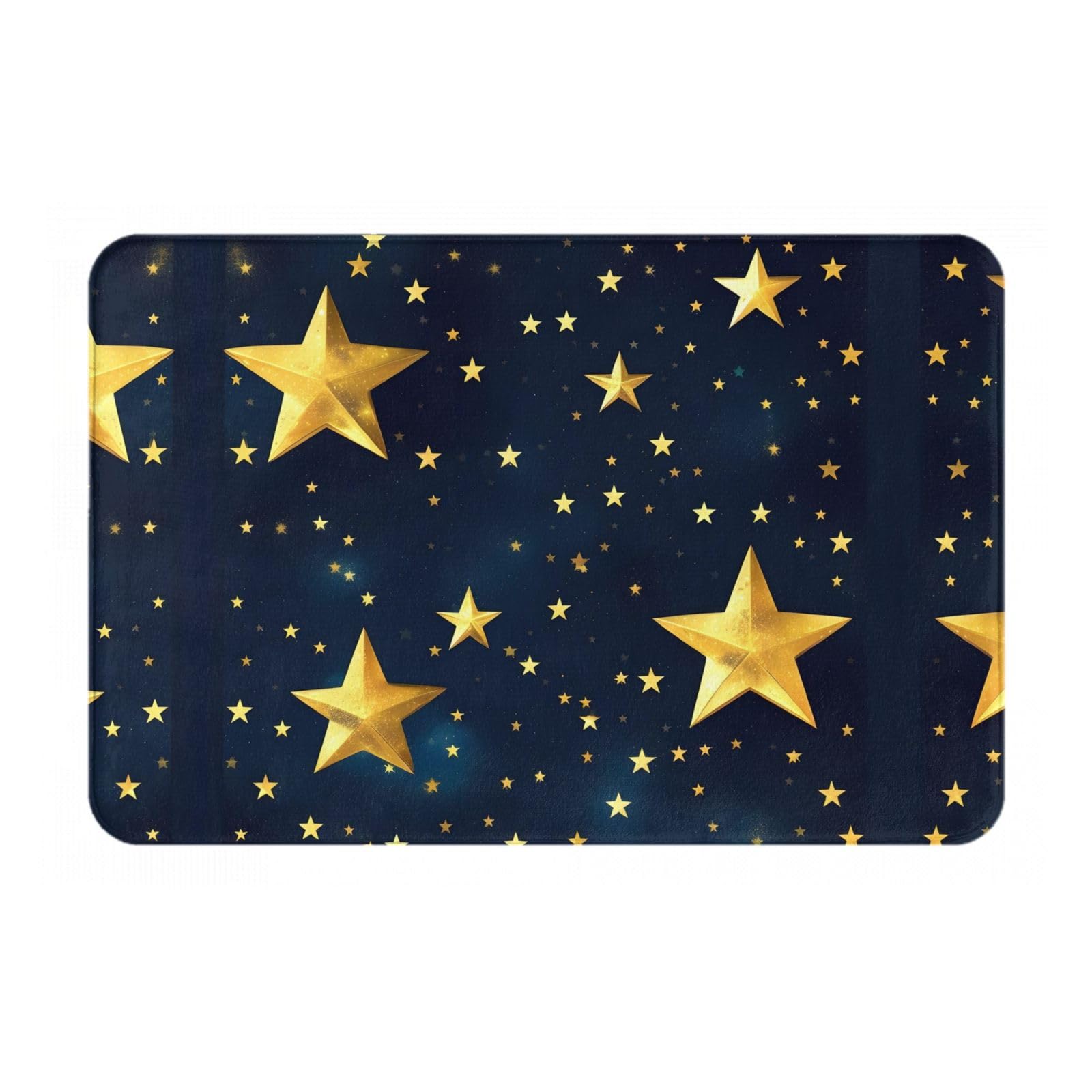 Berrihort Stars Eastern Pattern Print Doormat,Entry Mat/Garage, Patio Entrance Mat/Welcome Door Mats Outdoor Indoor