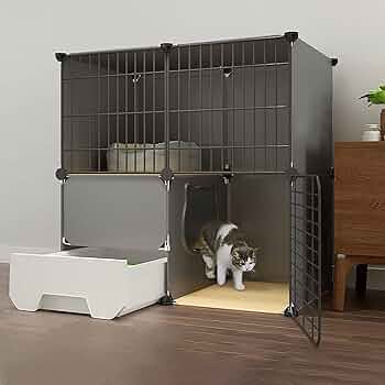 装飾　金属製　犬用ケージ　ペットハウス　猫ハウス　ペットゲージ 犬猫用プレイペン パーテション ペットハウス コンパクト区切り