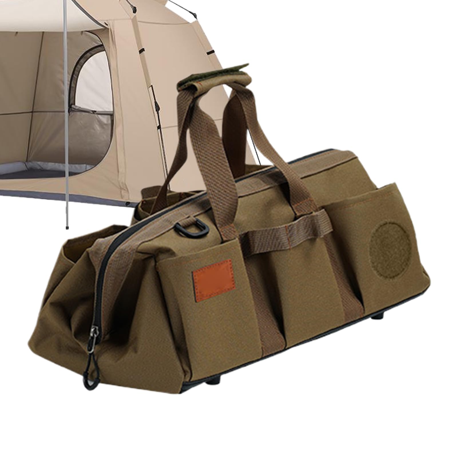 Sac À Sardines De Tente pour Camping Boîte À Piquets De Tente avec Plateau