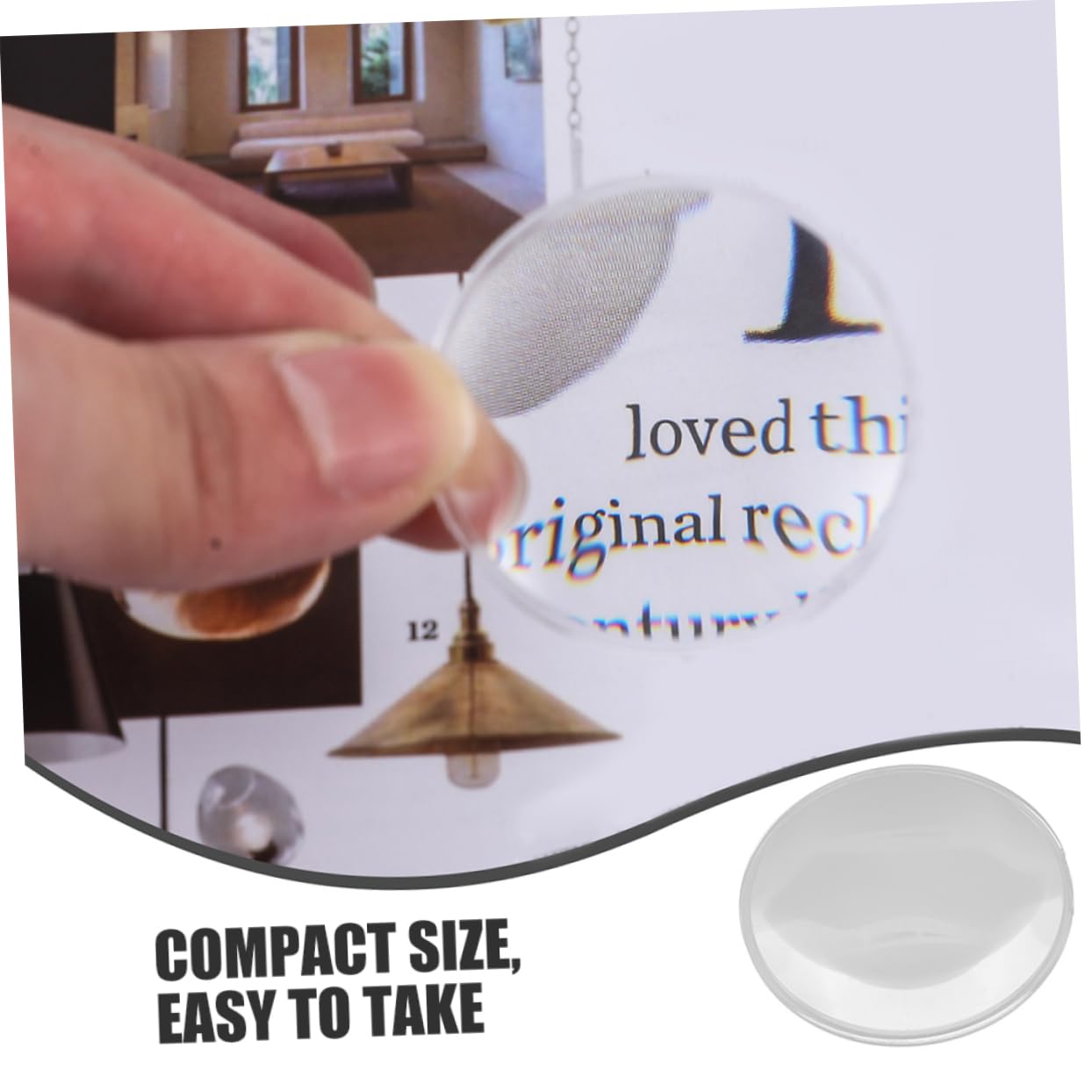 Acrylic Magnifier Replacement for Equipment 30pcs Convex Lens Set image 2