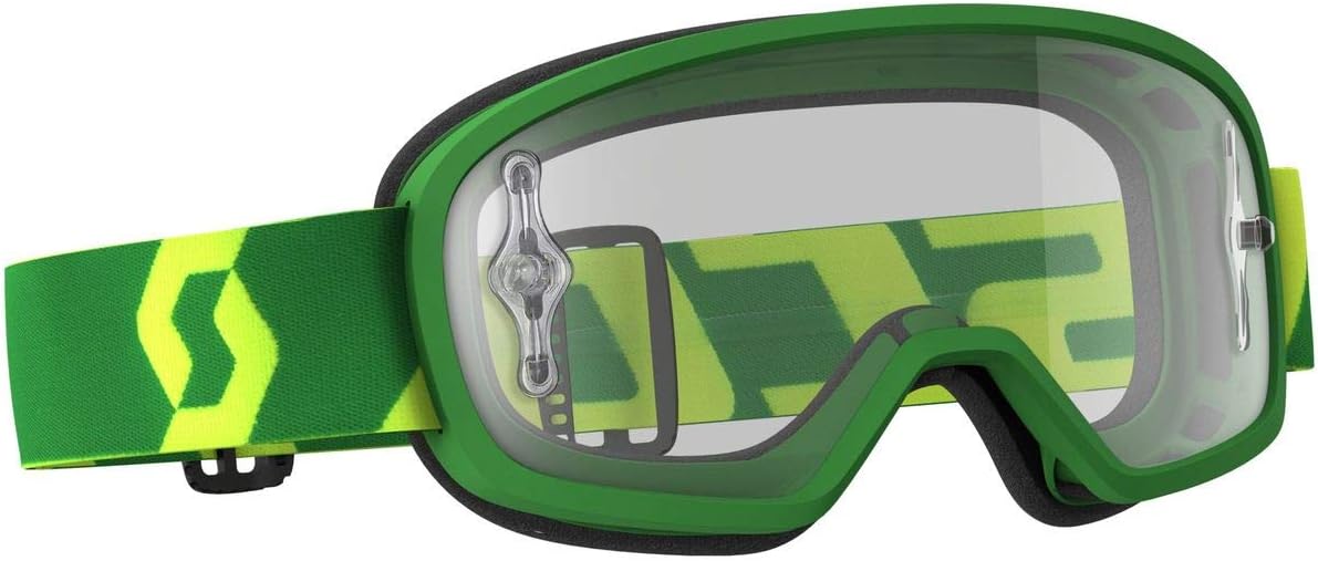 Scott Youth Buzz Pro Goggles (Green/Yellow/Clear Lens)