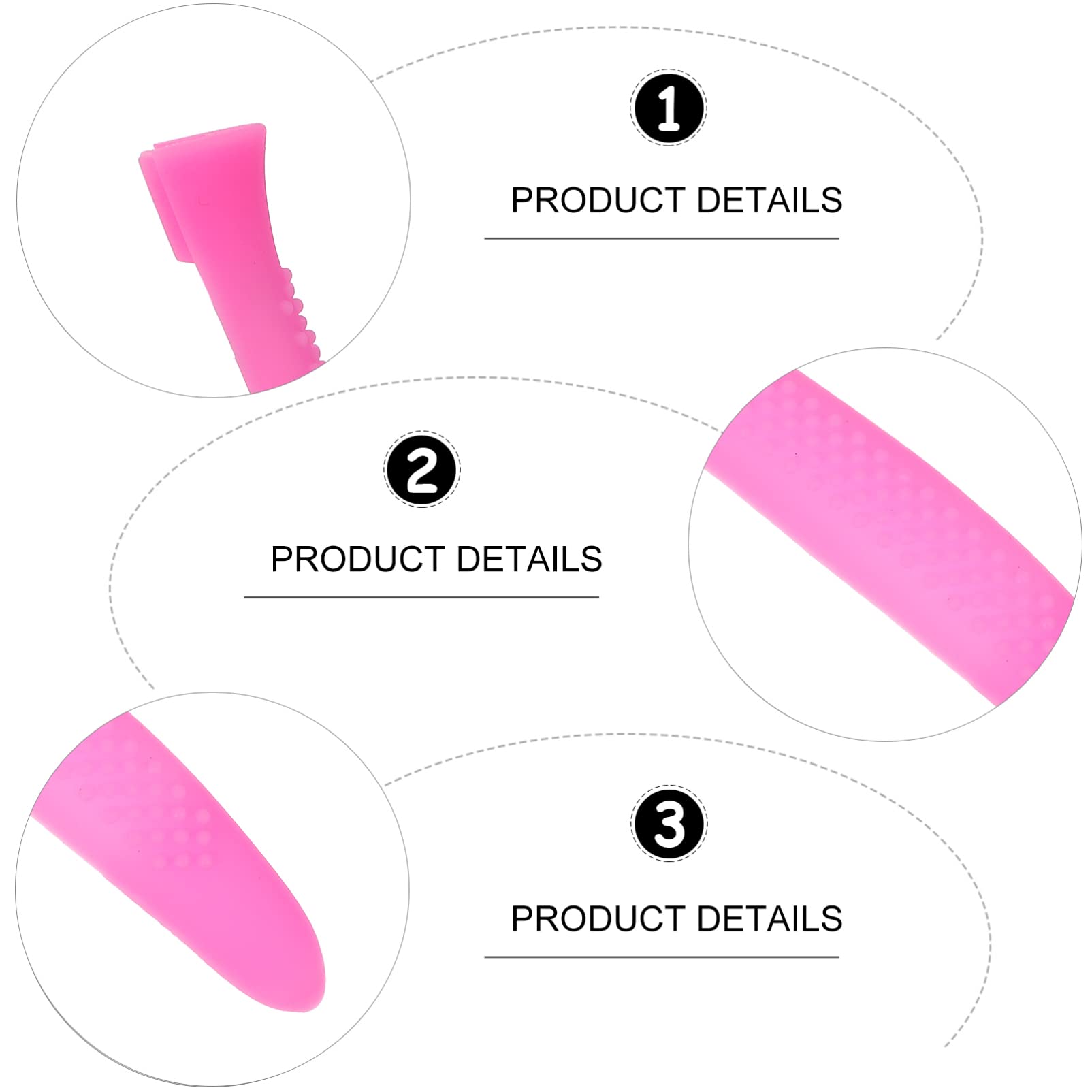 3 Set Antiscivolo Per Forbicine Cuticole Cover Silicone Per Trimmer Unghie Confezione Design Ergonomico Per E Domestico Installazione Facile E 5 Paia*3