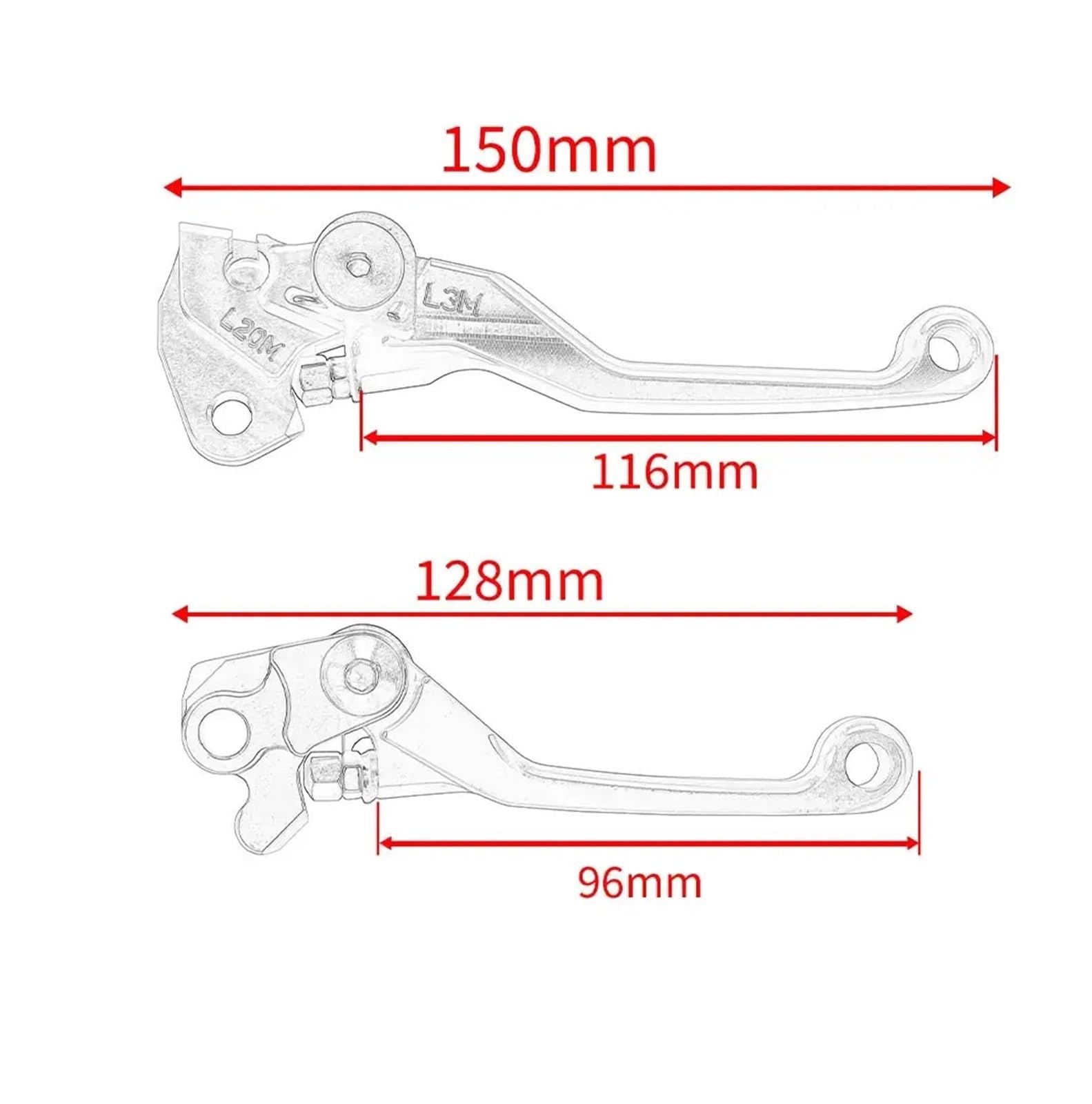 Moto Freno Frizione Master Leve Freno E Frizione Pivot Per CRF450R CRF450RX CRF 450R