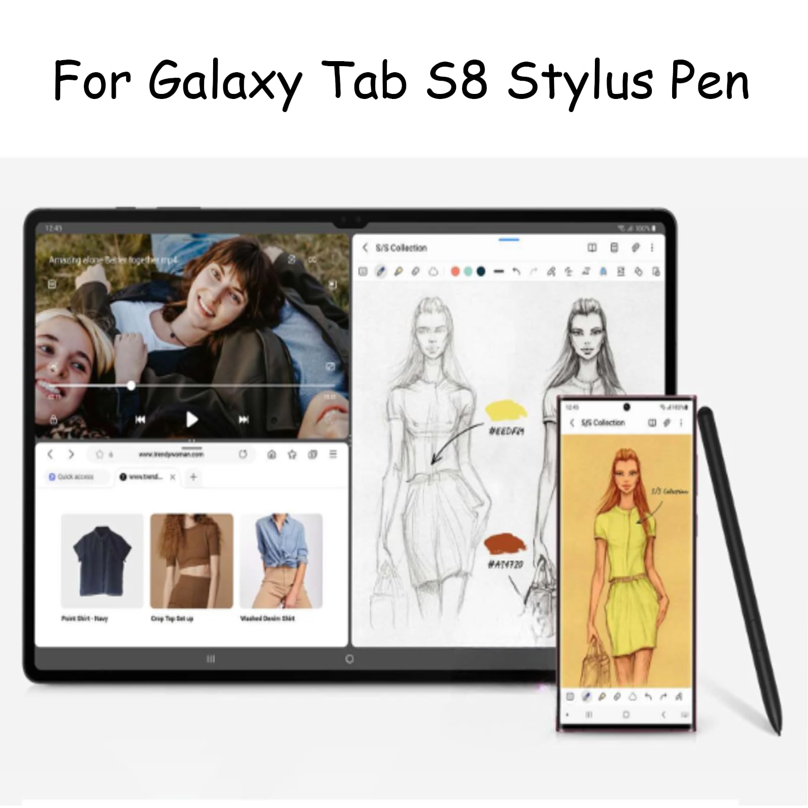 Amazon | Galaxy Tab S8 Sペン交換用 Samsung Galaxy Tab S8/S8+/S8 