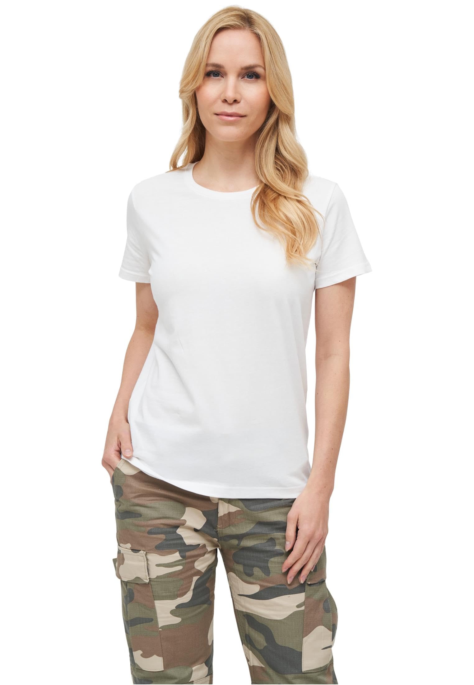 Brandit Women T-Shirt, color: white, size: L