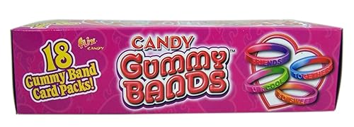Miniatura 7 de Flix Candy Gummy Bands - Paquetes de tarjetas de San Valentín - 18 CT