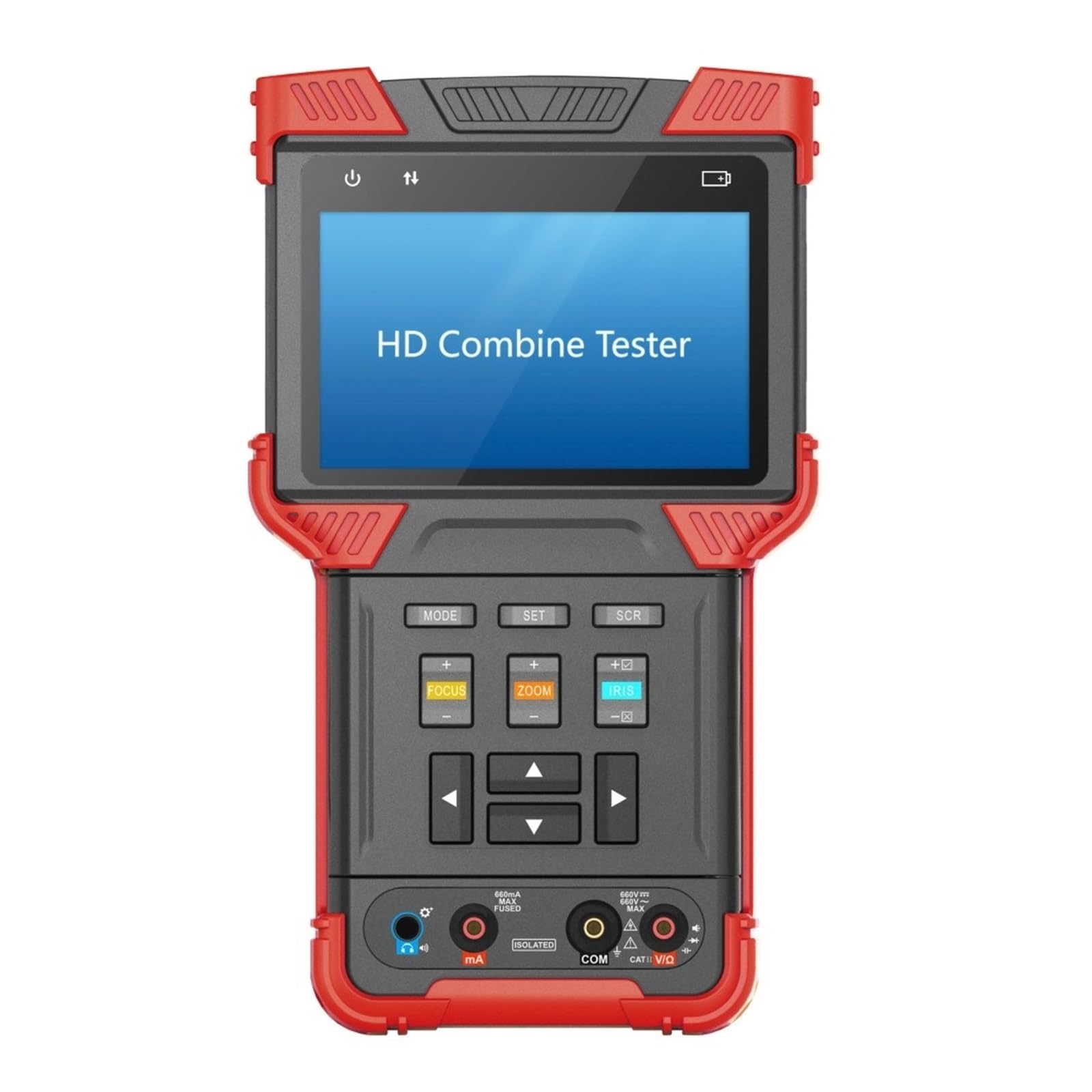 CCTV Tester, H.265 IP CCTV Camera Tester Monitor DT-T73 4.0 Inch HD Combine Support Analog/3. CVI TVI AHD/Digital Multimeter