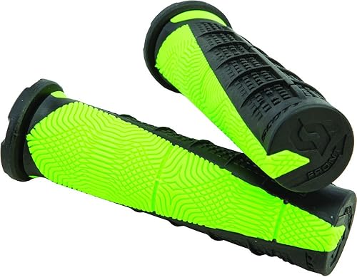 Scott Deuce ATV - Empuñaduras para motocicleta, color negro/verde neón/talla única