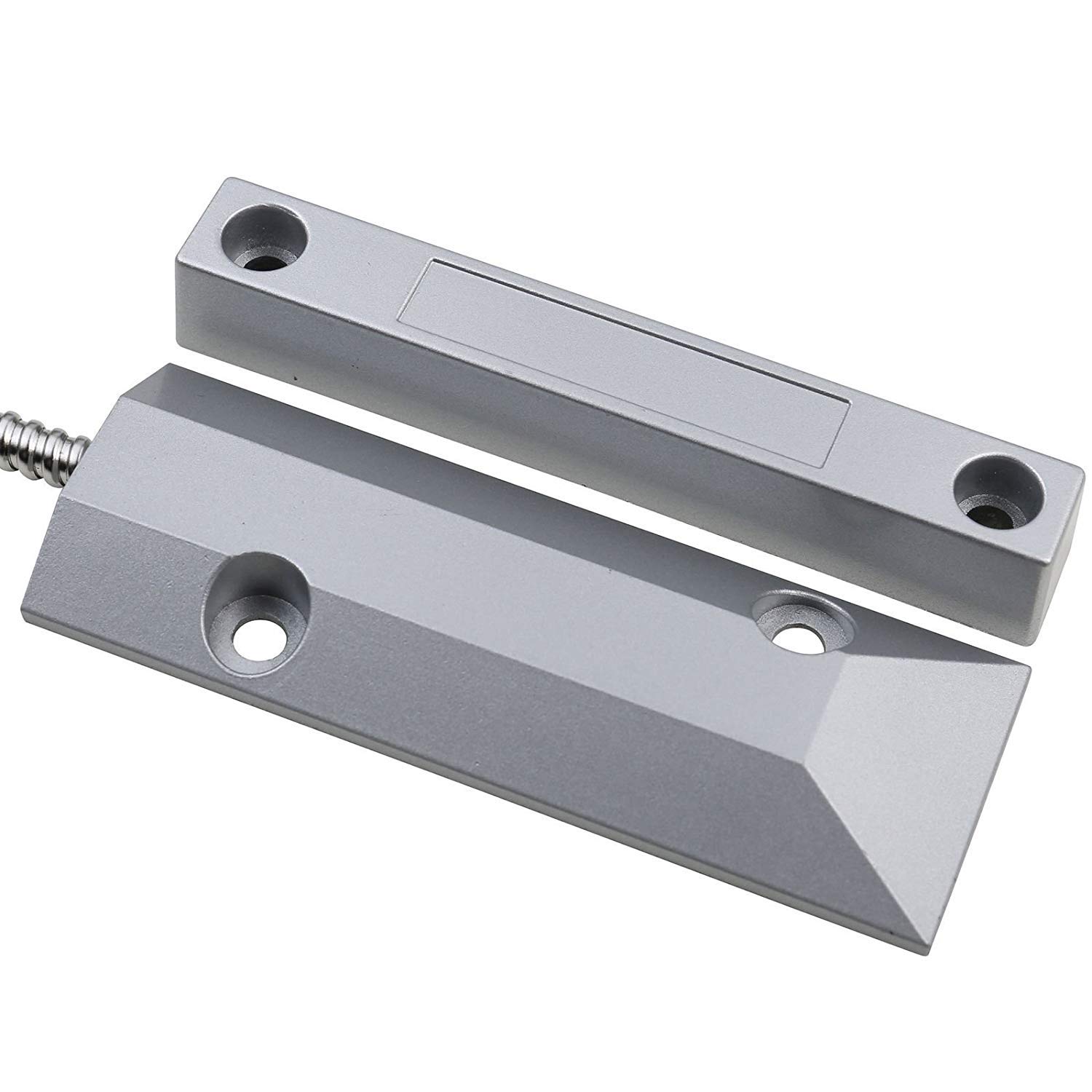 UHPPOTE Magnetischer Rollladen-Schalter aus Zinklegierung, NC-Typ, Türsensor, Kontaktschalter-Detektor (Packung mit 3)