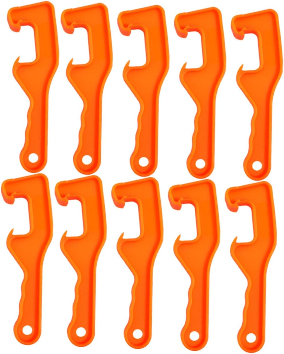 CHILDWEET 10pcs Reusable Paint Can Lid Openers Bucket Lid Opener Wrench Manual Paint Pail Easy to Operate Carry Fit for Cans