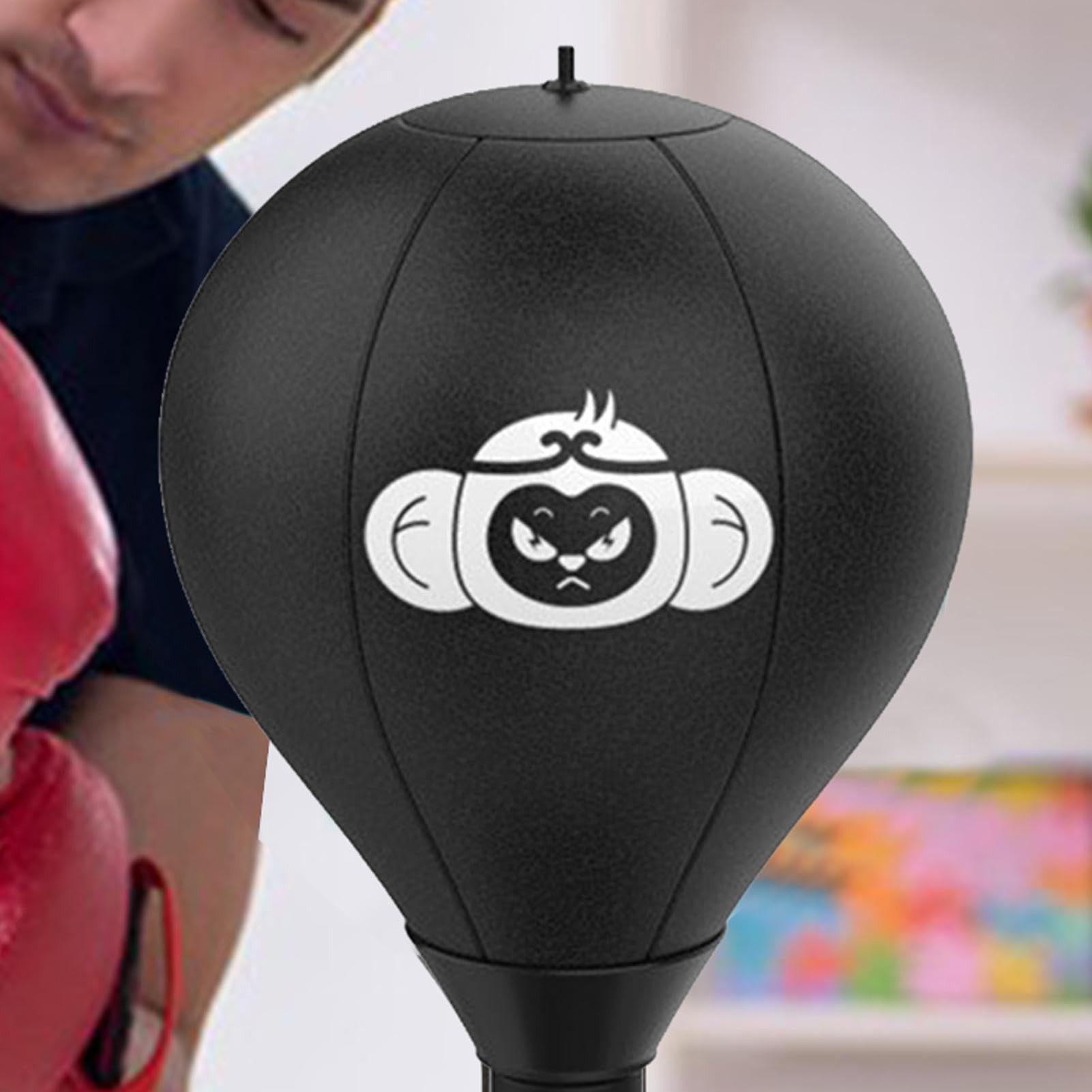 Desktop Punching Bag, Suction Cup Table Boxing Ball, Thickened Heavy Duty Stress Relief Punching Bag, 15.75x6.97 Inches, Versatile Ideal for Home, Office, Workplace