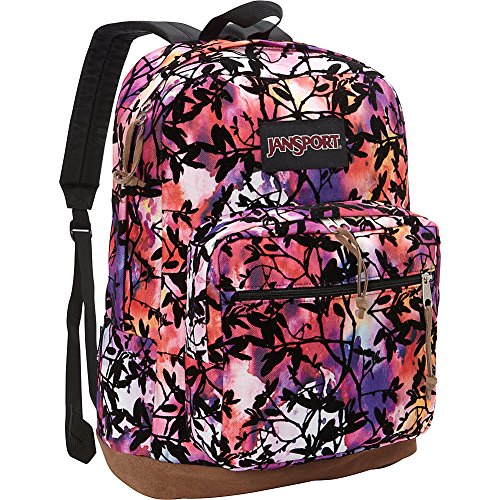 JanSport Right Pack Laptop Backpack- Sale Colors (Multi Rainbow Garden Flock)