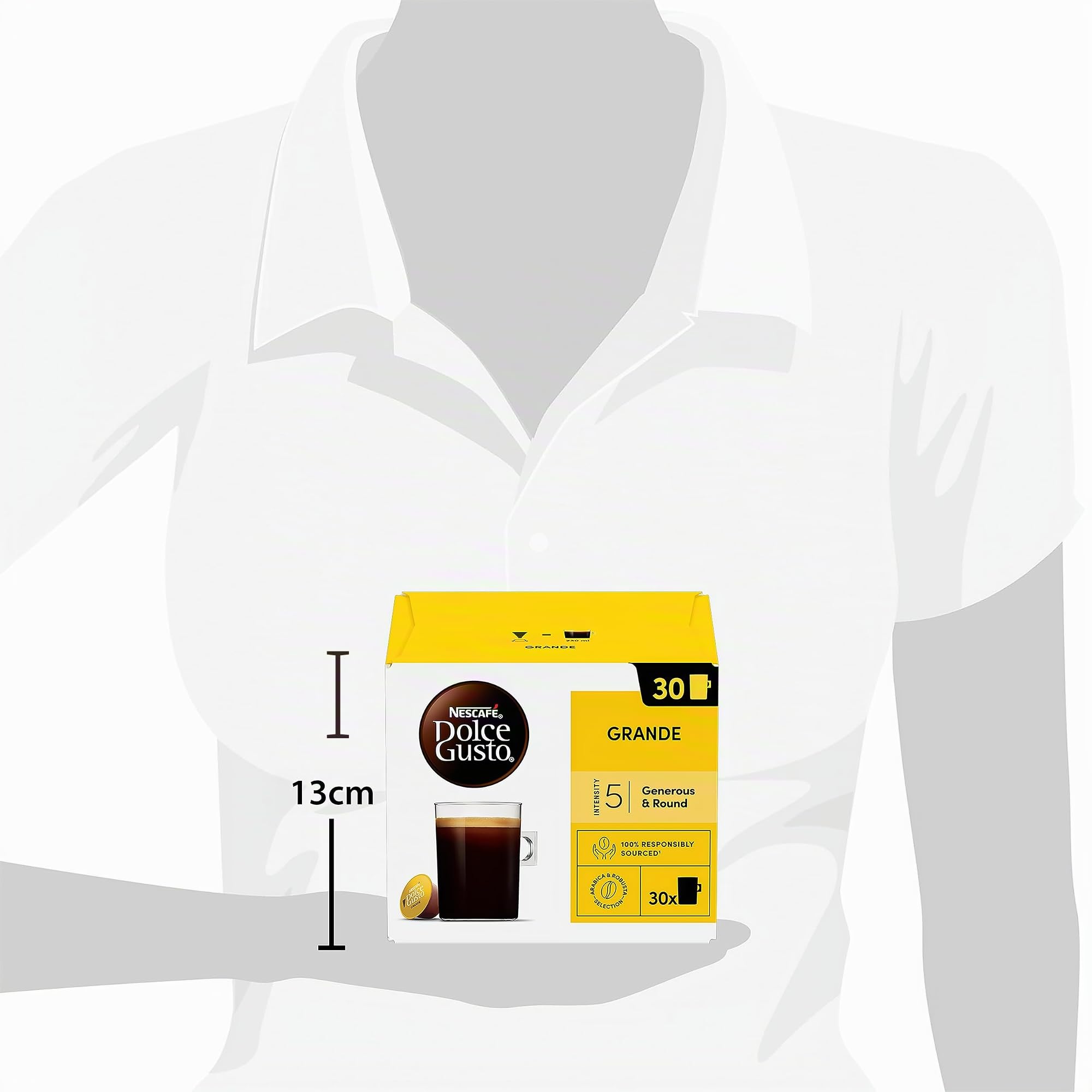 Nescafé Dolce Gusto Grande Cápsulas 30 Por Paquete (Paquete de 3)