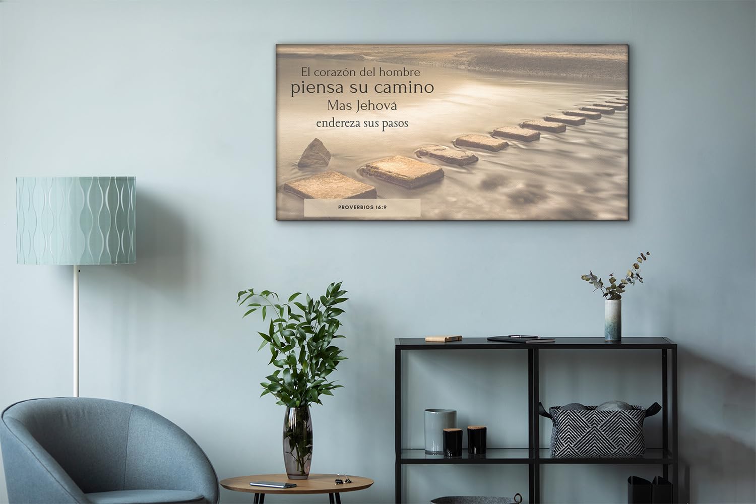 Sacroarte 100x50cm Decoracion de Pared imagen en la lona Arte Mural Pintura de Jesús Imagen - Testi religiosi dalle Sacre Scritture