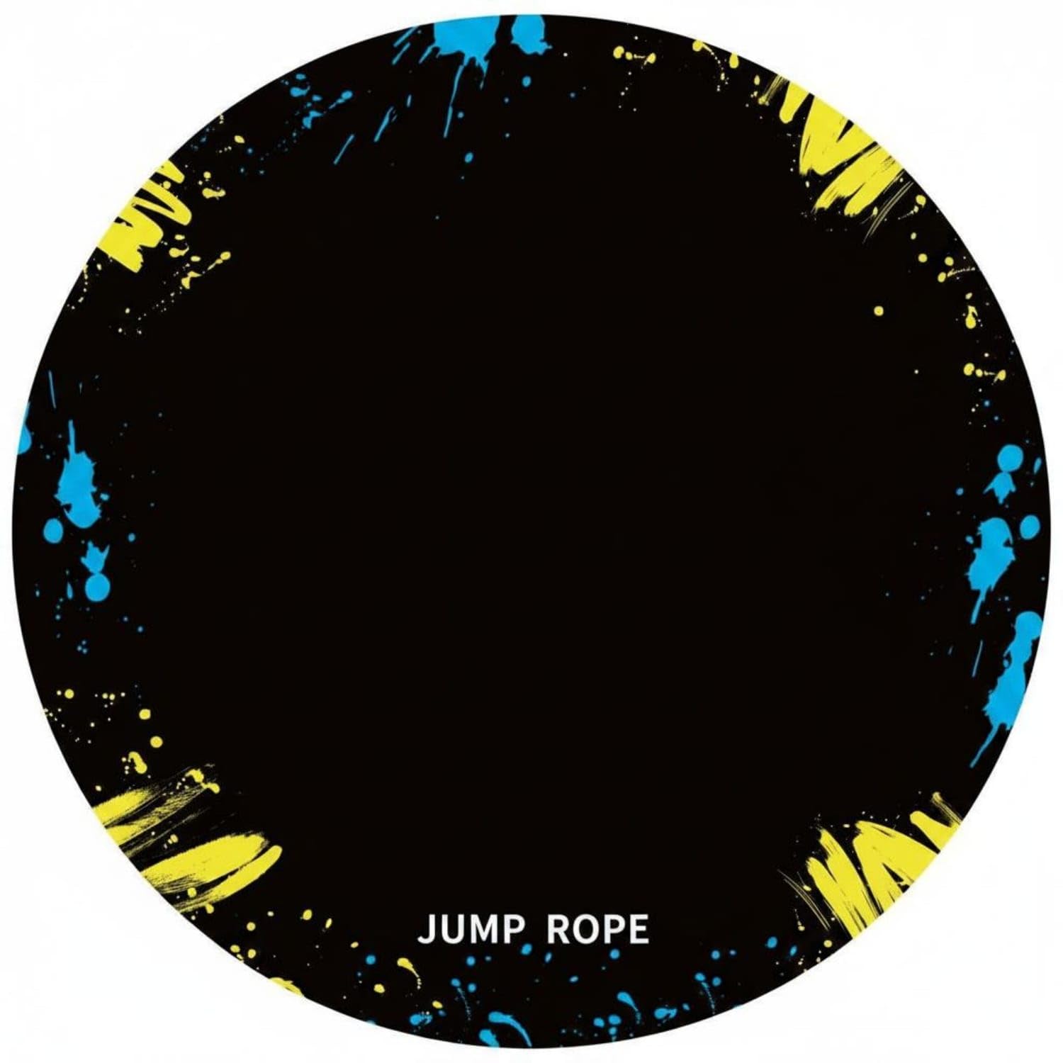 BNF® Wear-Resistant Oval Jump Rope Mat Non-Slip Jump Rope Mat Shock-Absorbing Reducing Workout Gear Cushioned for Jumping Workouts, Tyd Artistic a a-image-18