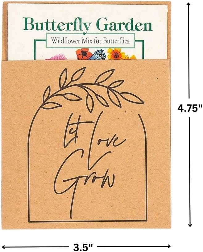 Fun Express Wedding Favor Seed Packet Holders - 12 Pc