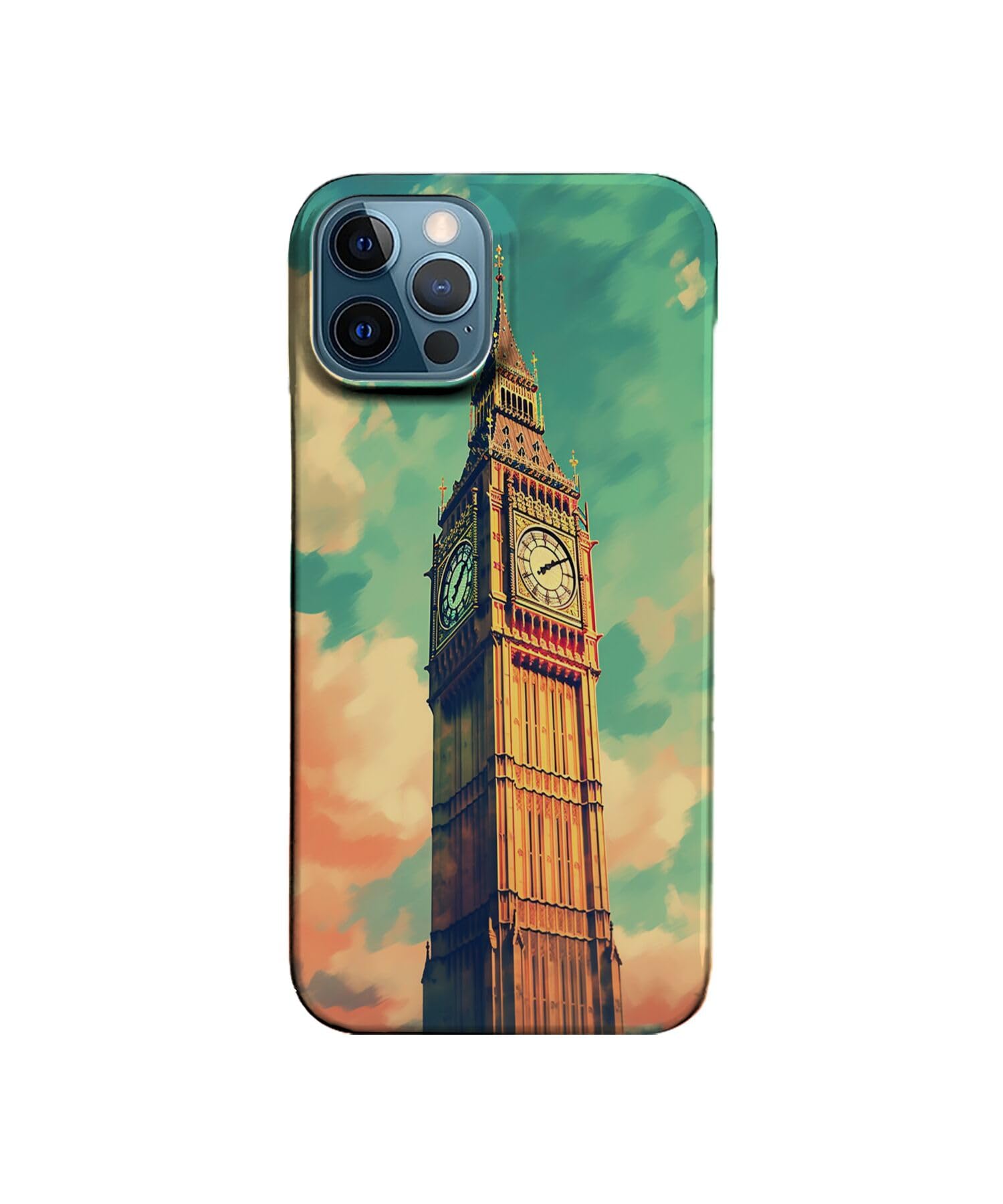 Phone Case for iPhone 13 Pro Big Ben Designer-Art cc19 Case - Exceptional Drop Protection, Stringent Durability Testing - Sleek and Versatile Design