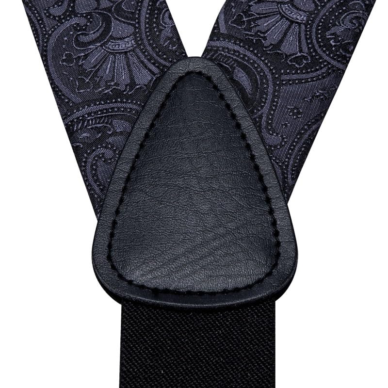 Set corbata y tirantes de seda para hombre miniatura 5