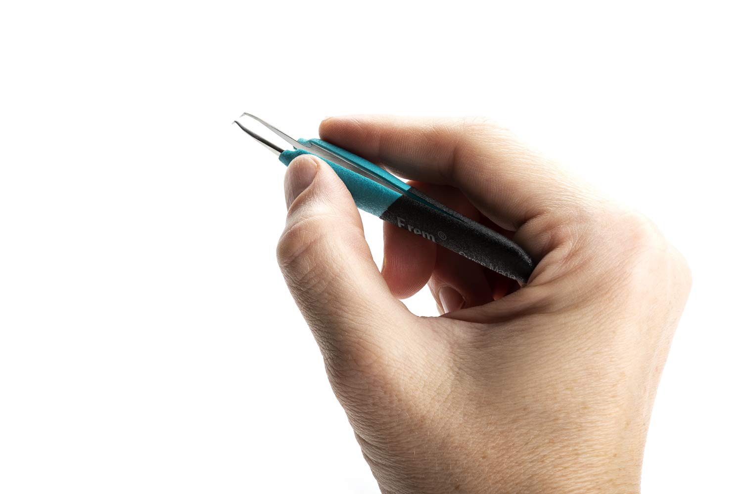 Weller Erem E5CSA Precision Tweezers, Curved 30°, relieved Fine Pointed Tips with Ergonomic Handles