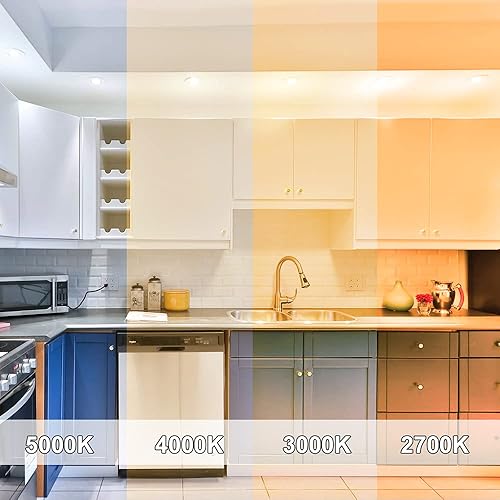 Miniatura 3 de LightingWill Downlight LED regulable de 2 pulgadas, luz de techo empotrable COB de 3 W, blanco cálido 3000K-3500K, CRI80, equivalente a bombillas