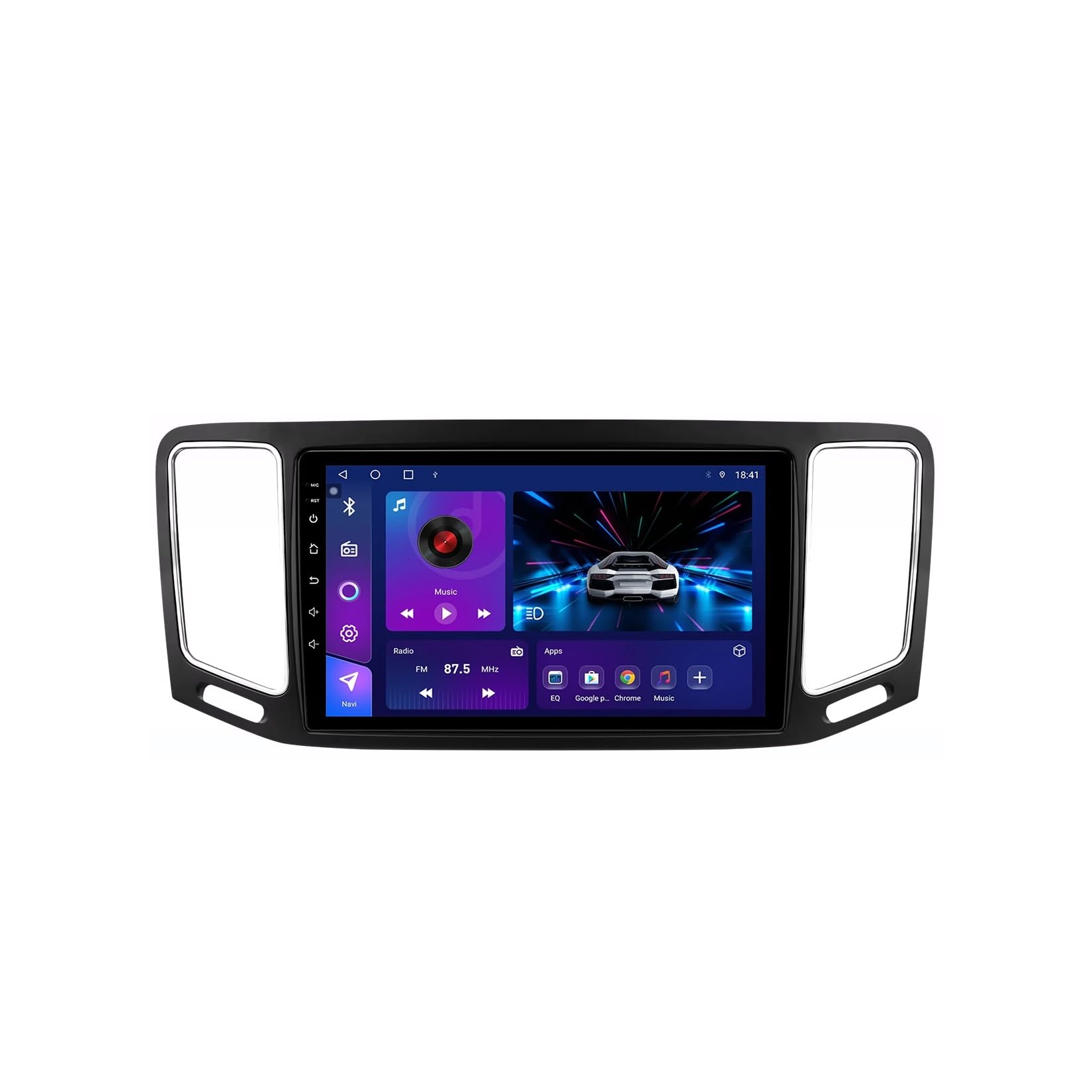 Generico Autoradio Android 15 2 DIN con Schermo Touchscreen da 9 Pollici per VW Sharan 7N e Seat Alhambra 2010-2021, con Telecamera Posteriore, CarPlay, Bluetooth, FM, GPS, USB, comandi al Volante e