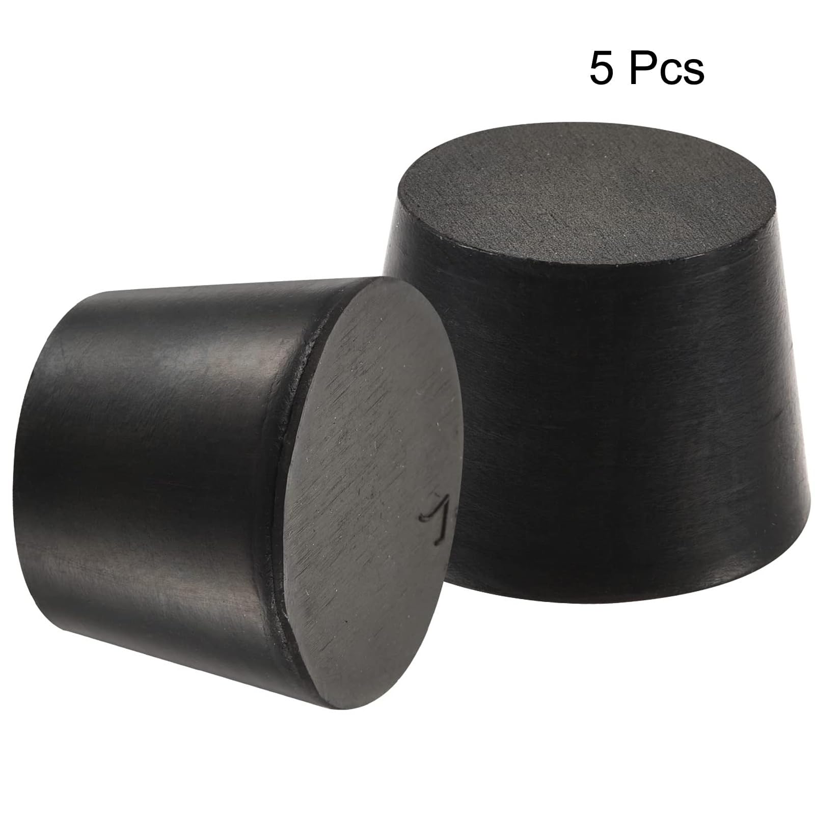 TOP-VIGOR 5Pcs Rubber Tapered Plug, 30mm to 37mm Solid Silicone Stopper - Image 3