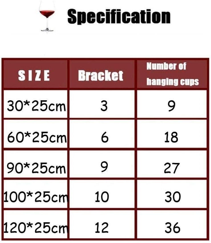 Wall-Mounted Wine Rack Metal Iron Creative Grid Hanging Wine Bottle Holder Large Wine Glass Shelf Goblet Stemware Racks for Kitchen/Bar/Restaurant (Color : Black, Size : L30*W25cm)