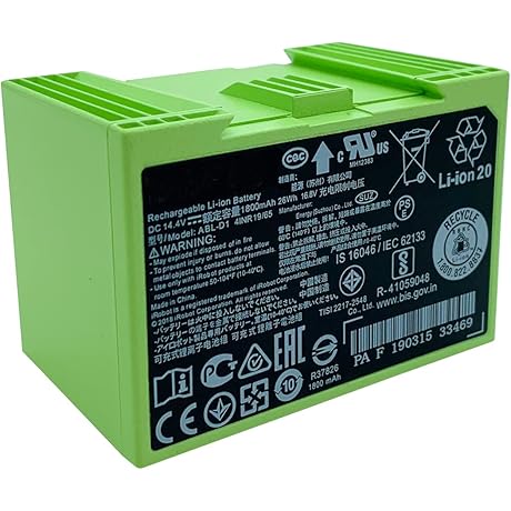 iRobot Roomba e5 i3 i4 i6 i7 i8 Plus Replacement Battery - [2 Pack]
