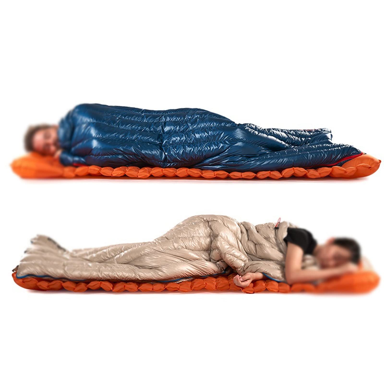 Schlafsäcke Schlafsack Ultraleicht Gänsedaunen Umschlag Typ Schlafsack Camping Outdoor Mini Warm