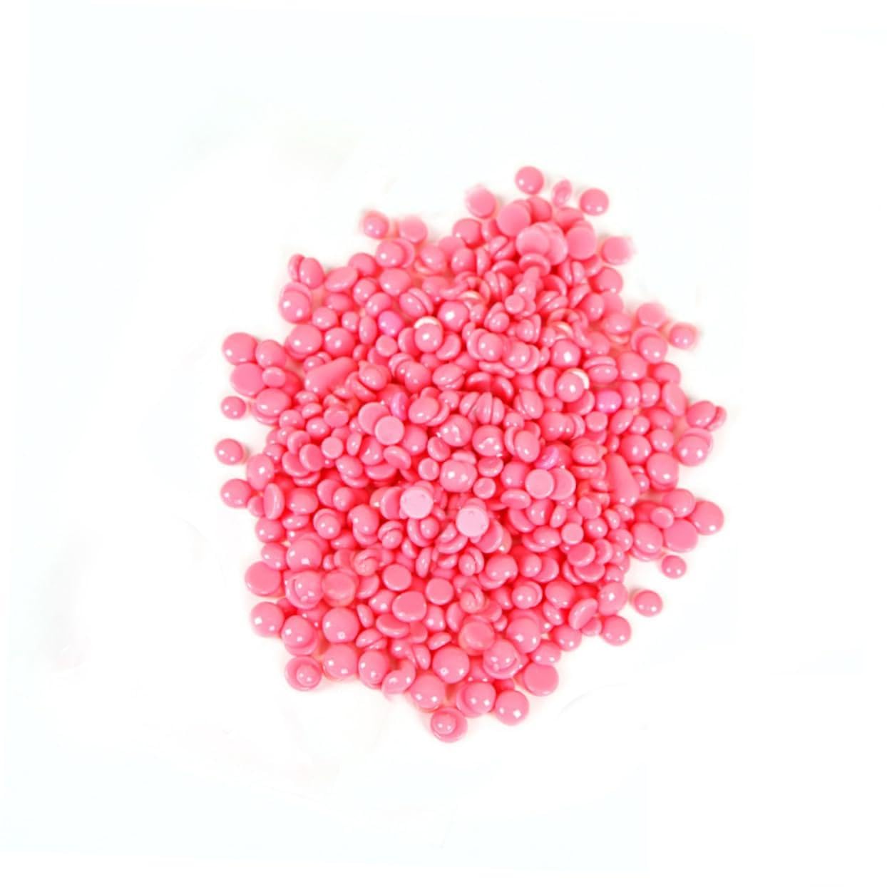 Painless Hair Removal Wax Beads 100g Pink Hard Wax Beans for Face Bikini and Legs No Strips Required