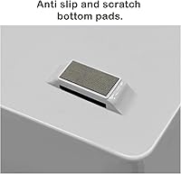 Vista 5 de acrimet Facility Letter Tray diseño de carga frontal doble (Color Blanco)