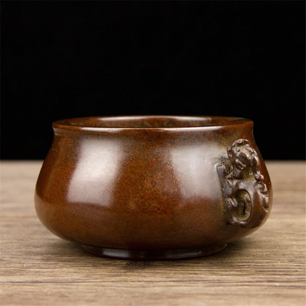 Incense Holder Incense Burner Incense Waterfall Bronze Crafts Ornaments Copper-Colored Incense Burner Incense Burner Incense Burner Household Incense Stove Backflow Incense Burner