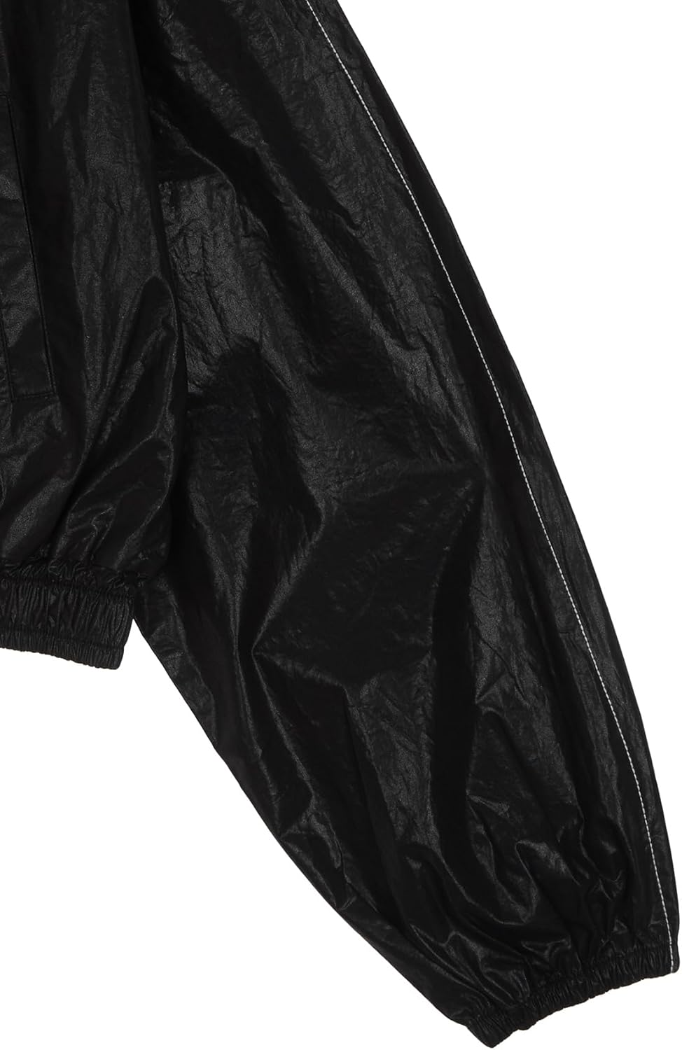 Matin Kim, Coating Crop Blouson, Black - Image 4