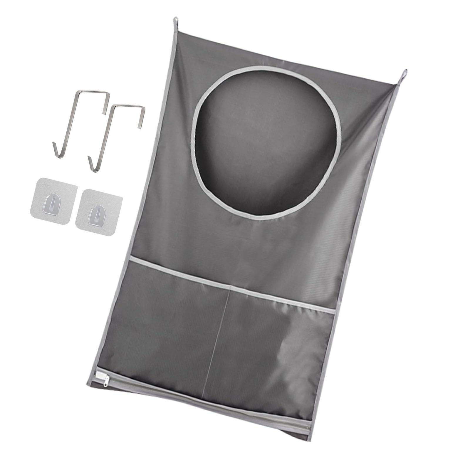 TQUXNGA Large Door Hanging Laundry Hamper with Hooks for Dirty Clothes Storage Hanging Laundry Basket Bag