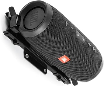 Wall Mount Ceiling Bracket Holder for JBL Charge 6/5/4, Flip 7/6/5 Portable Bluetooth Speaker,Depth Adjustable Metal Universal Wall Shelf Tripod Adapter for 5.25" - 8.6" SpeakersBlack